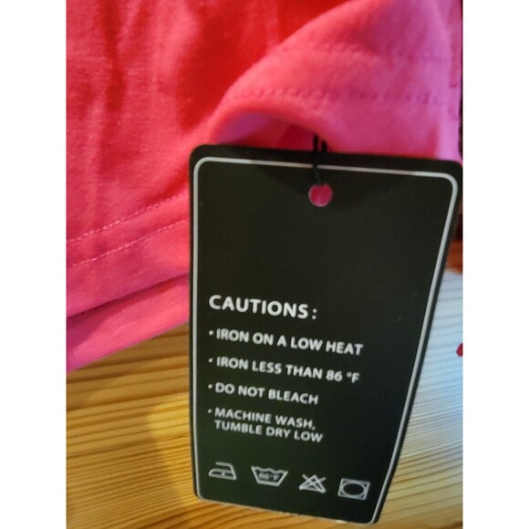 Romanstii Women's V-Neck Long Sleeve T-Shirt Style Top, Hot Pink, Small - Picture 7 of 12